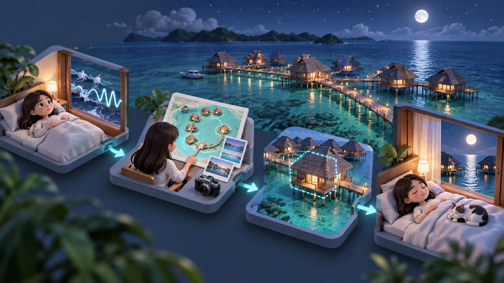 仙本那水屋晚上睡觉有海浪噪音吗?浅眠人群选房指南